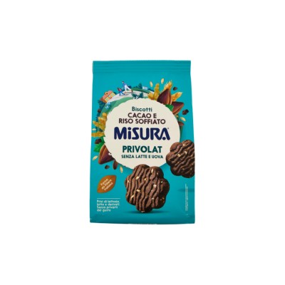 MISURA PRIVOLAT COCOA AND PUFFED RICE BISCUITS 290GR